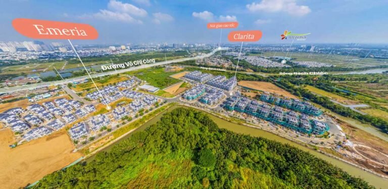 Hình flycam dự án Gladia Khang Điền