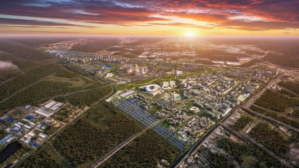 Phối cảnh dự án khi Hoàng Hôn buông xuống